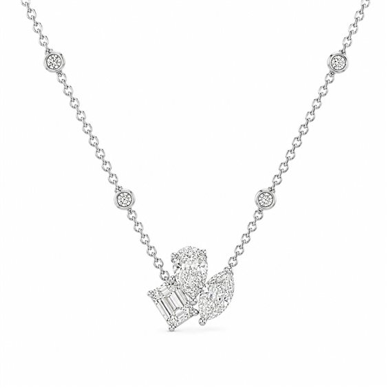 Collier Crivelli Femme in Or blanc 171-3046 - 171-3046